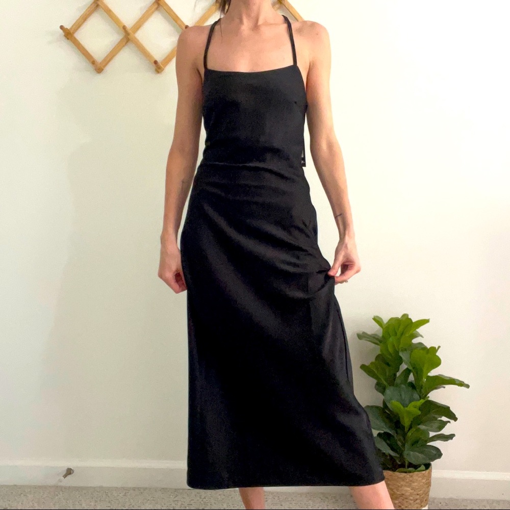 Cowl Neck MIDI Dress